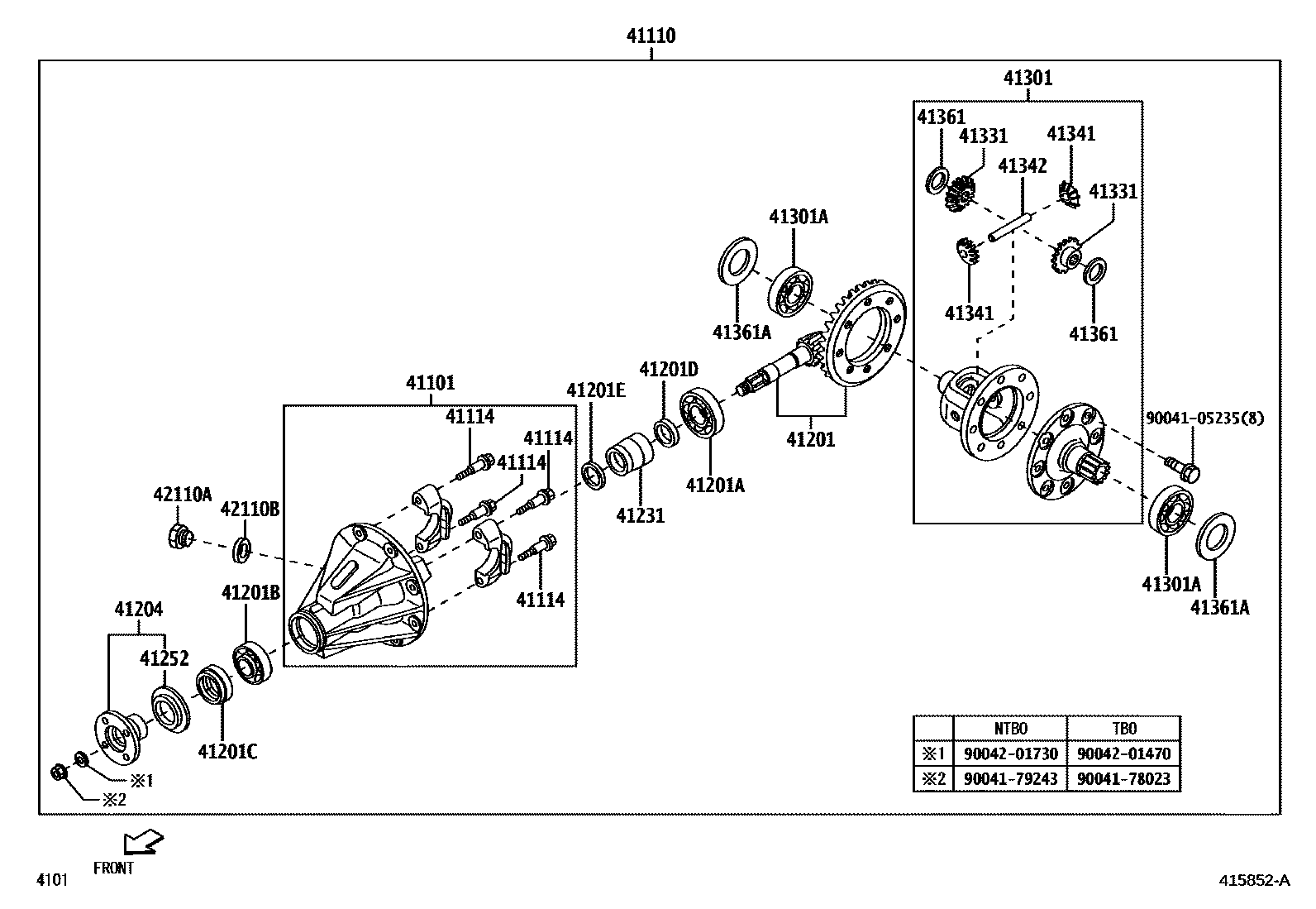 Parts diagram