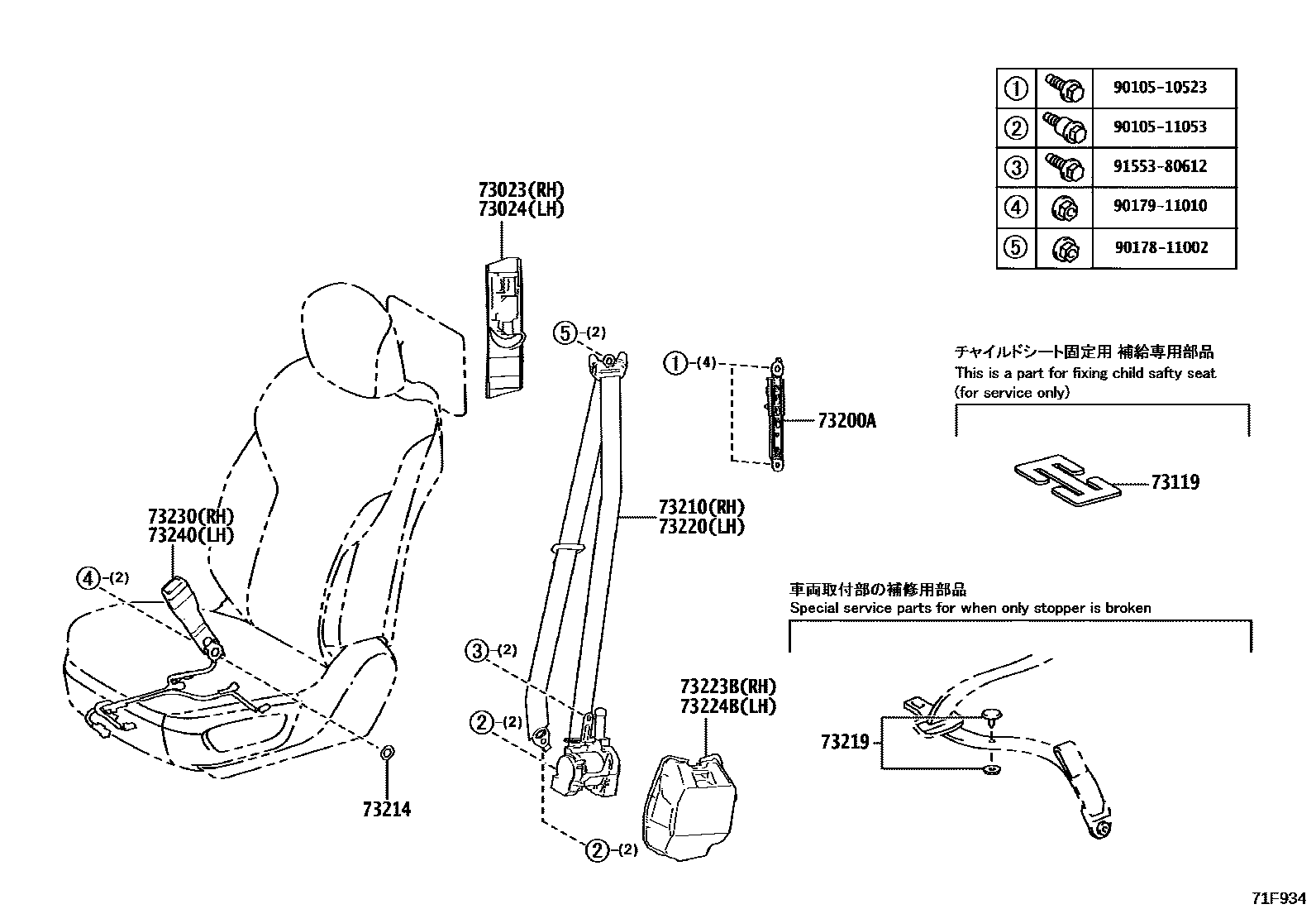 Parts diagram