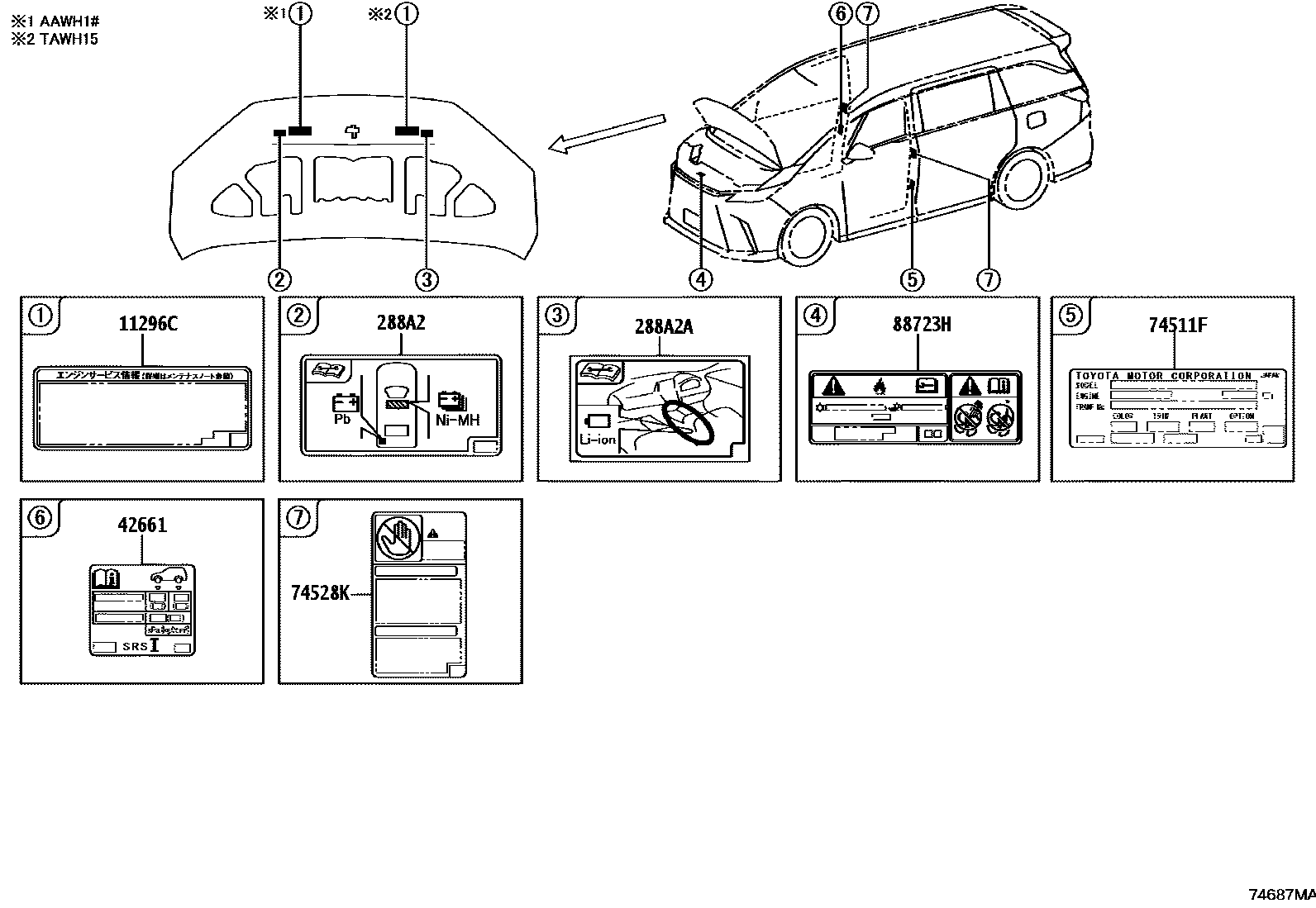 Parts diagram