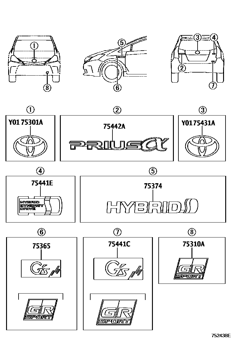 Parts diagram