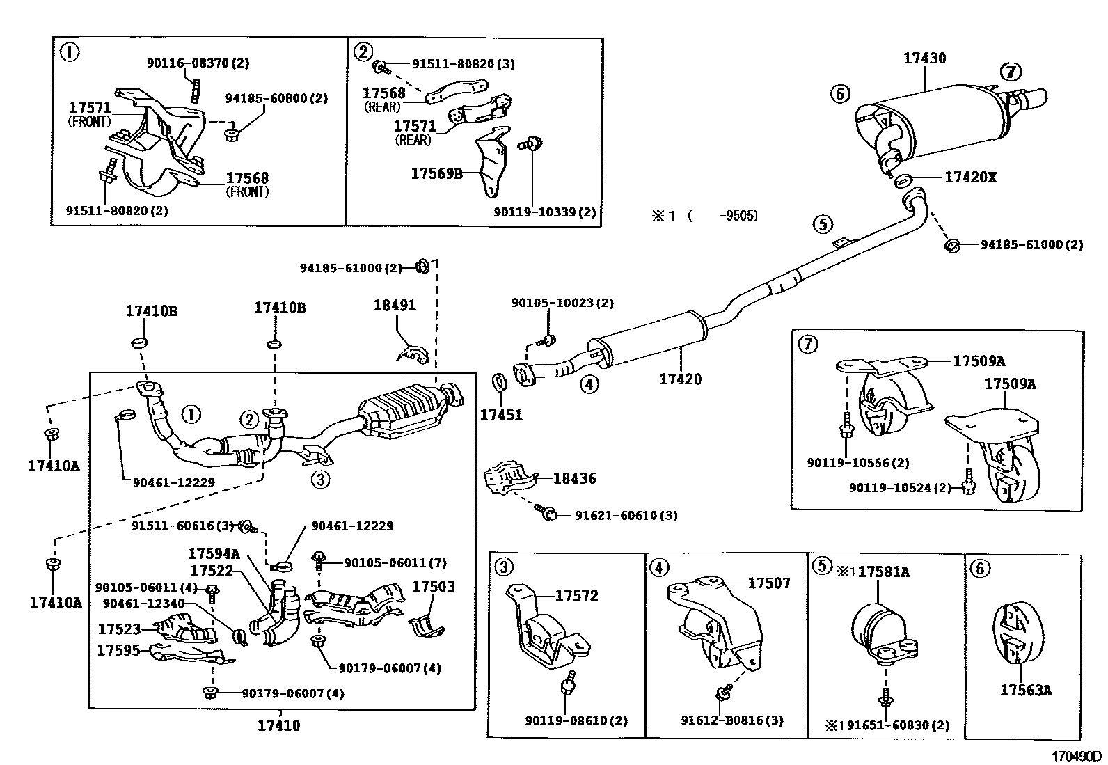 Parts diagram