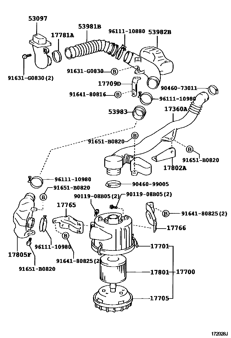 Parts diagram