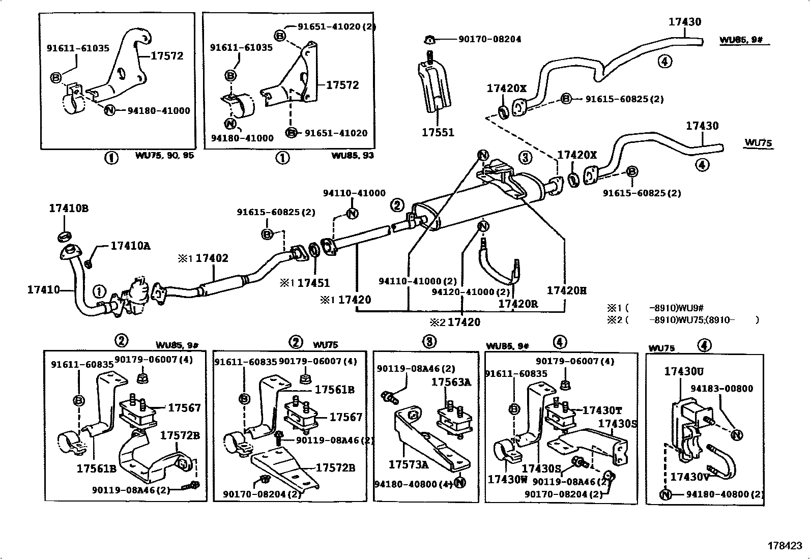 Parts diagram