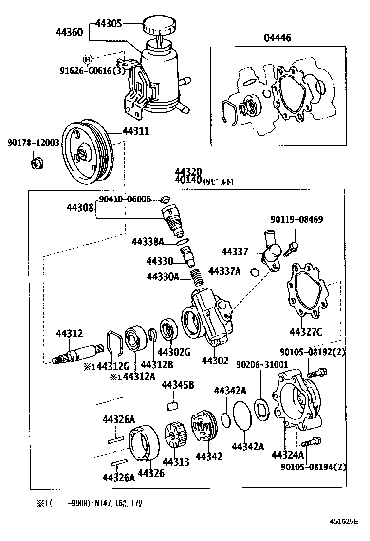 Parts diagram