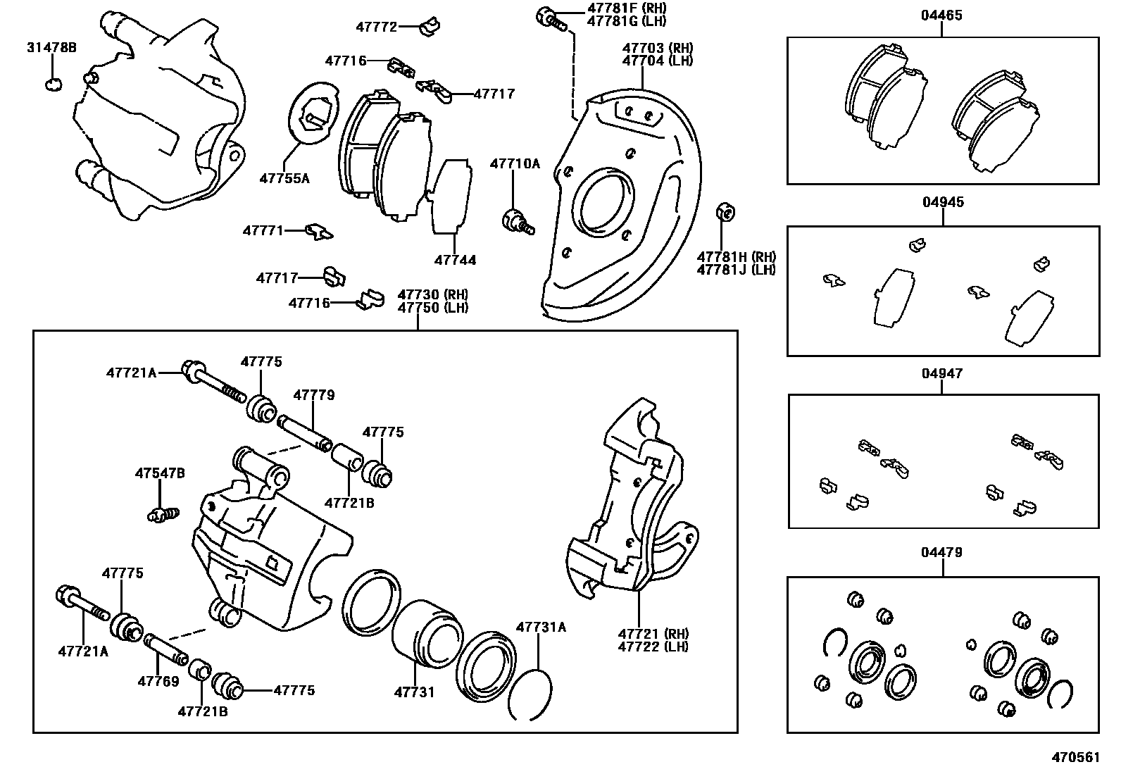 Parts diagram