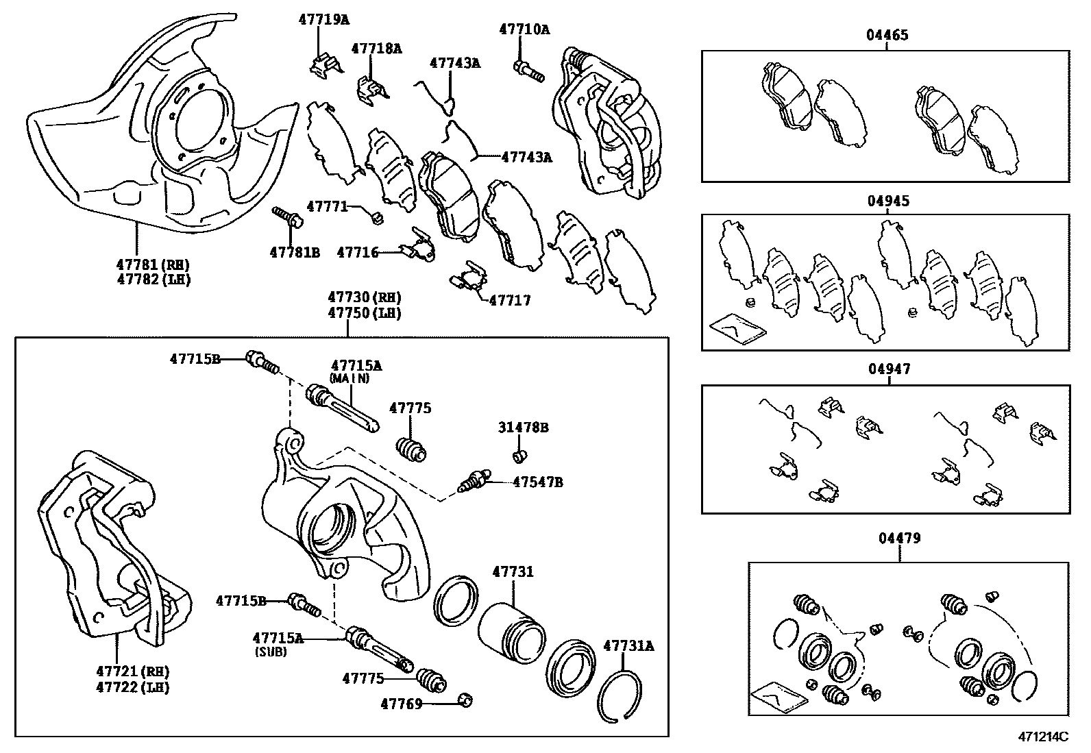 Parts diagram