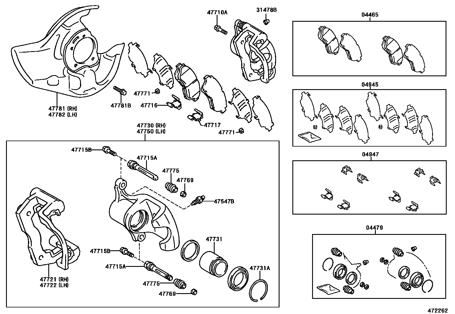Parts diagram