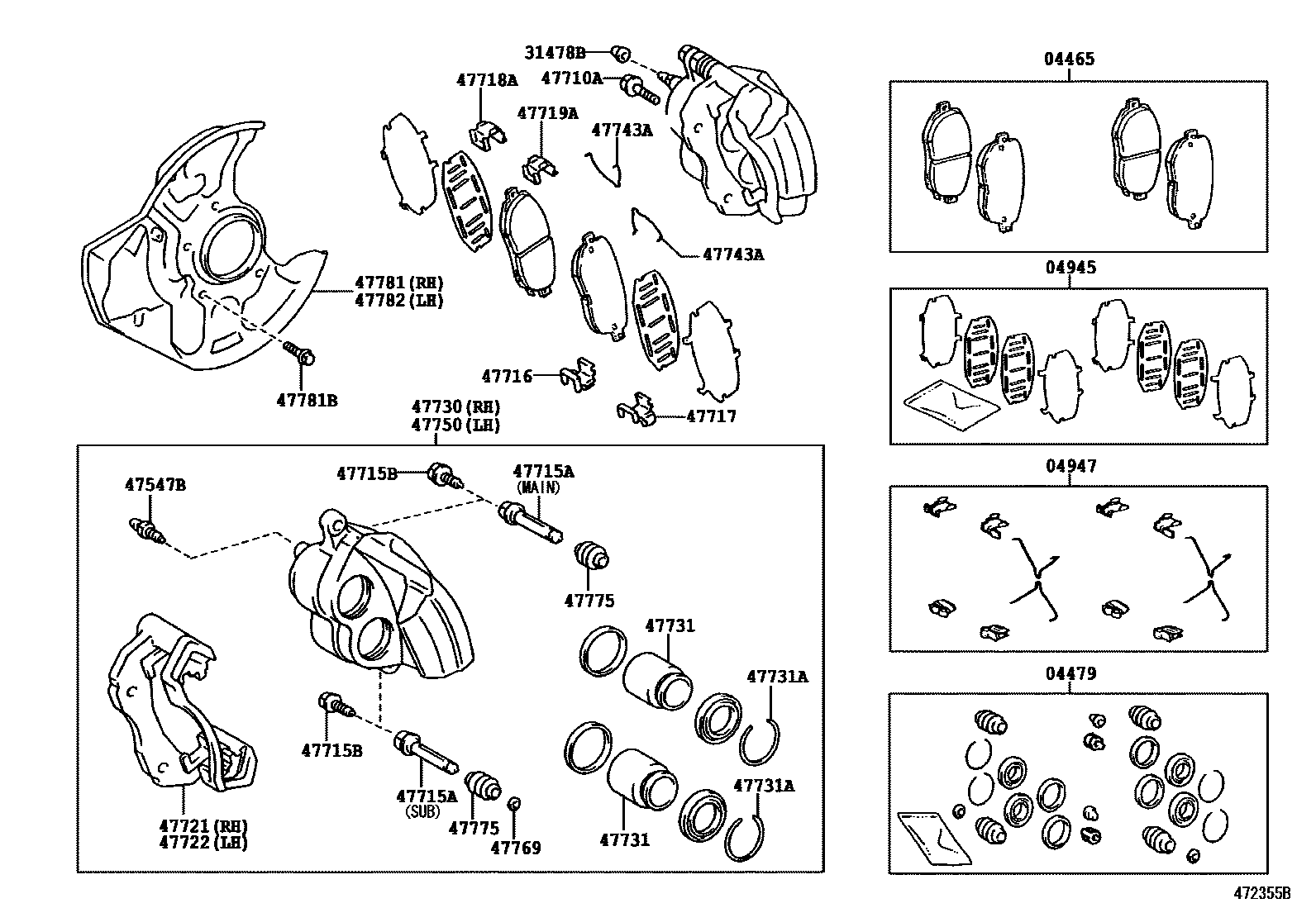 Parts diagram