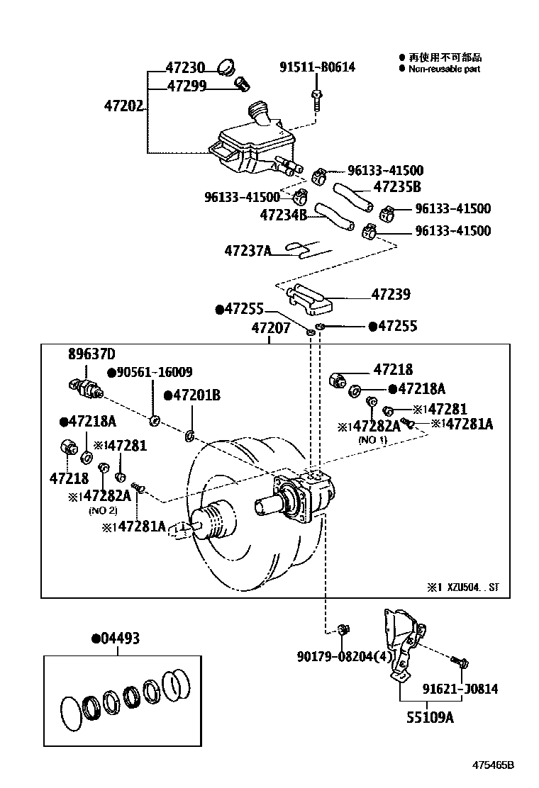 Parts diagram