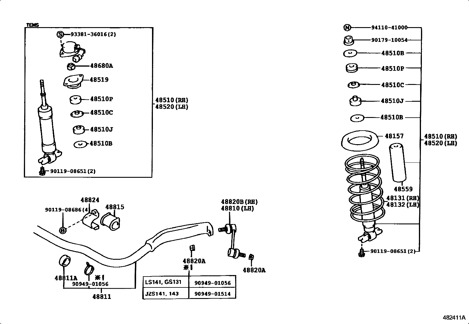 Parts diagram