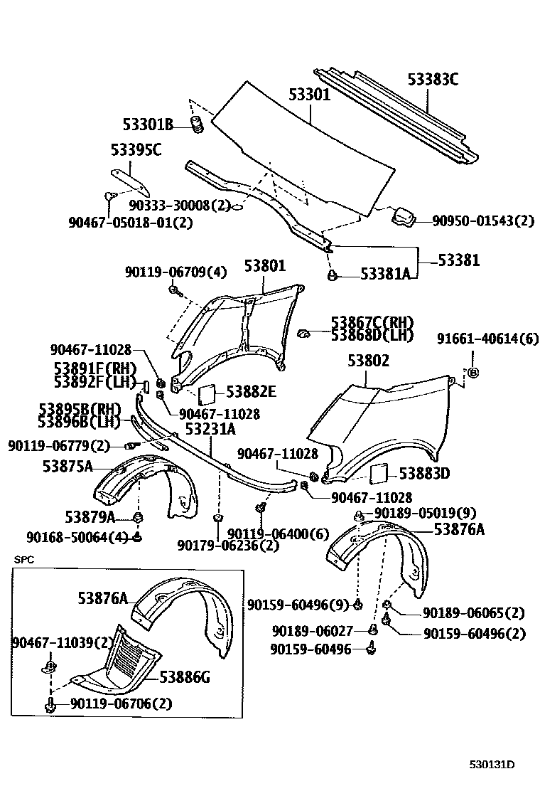 Parts diagram