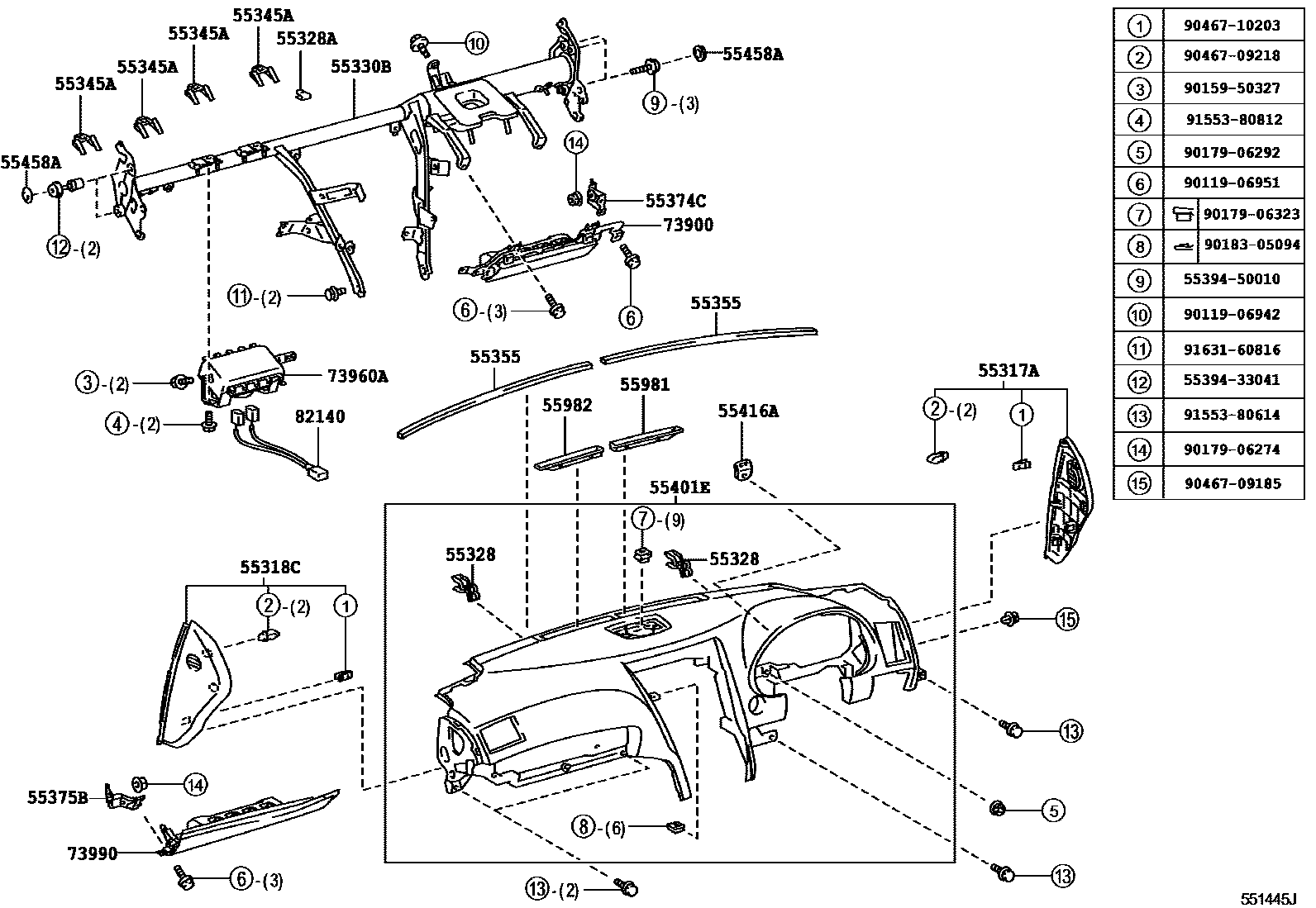 Parts diagram