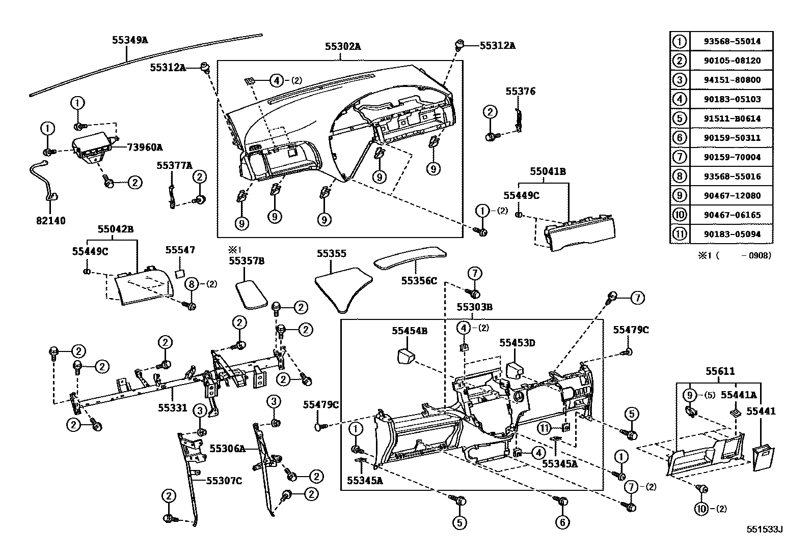 Parts diagram