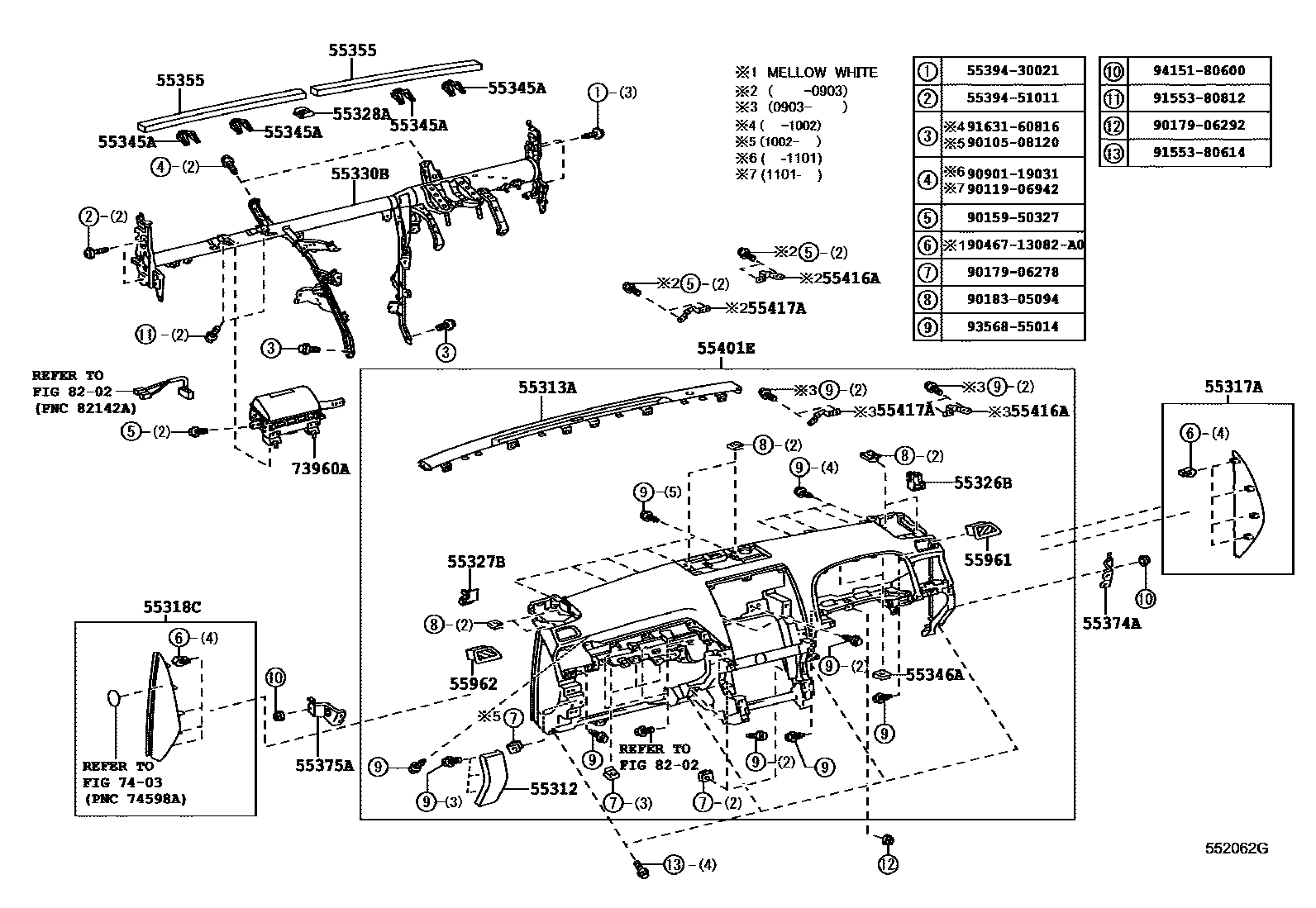 Parts diagram