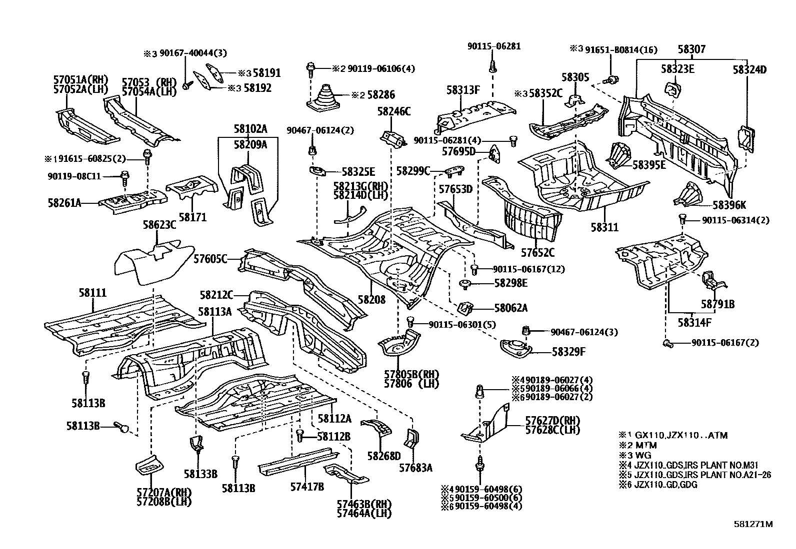 Parts diagram