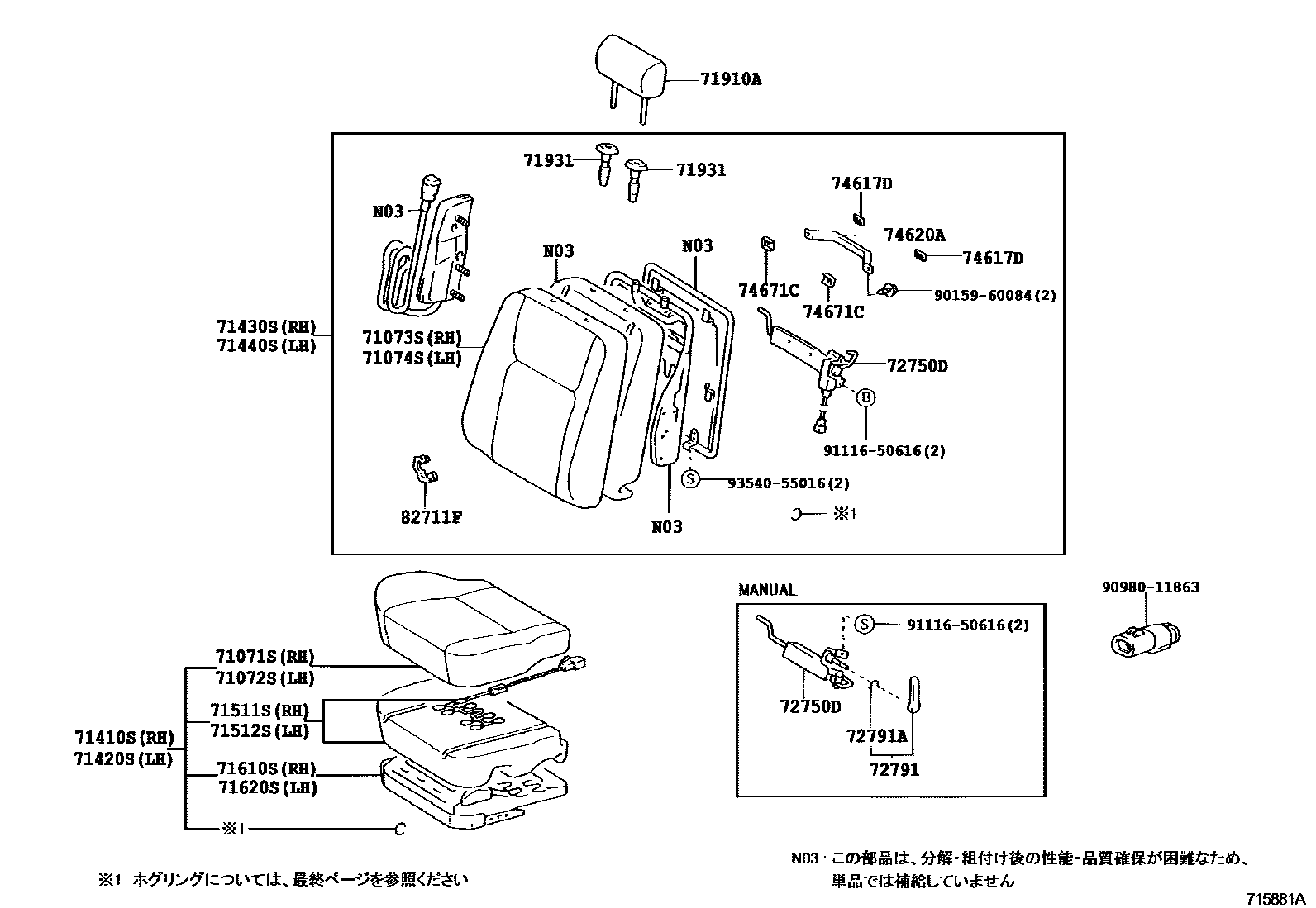Parts diagram