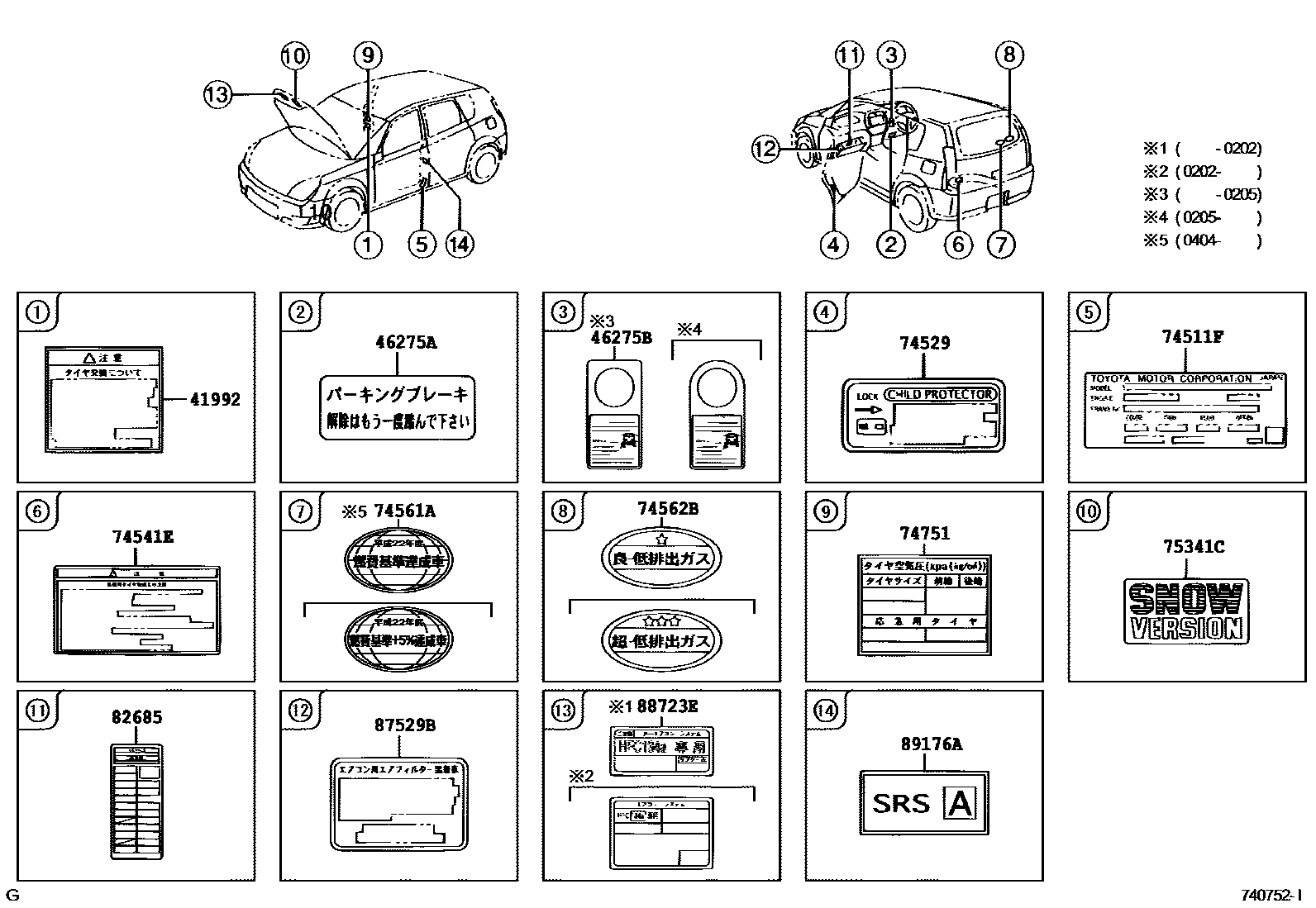 Parts diagram