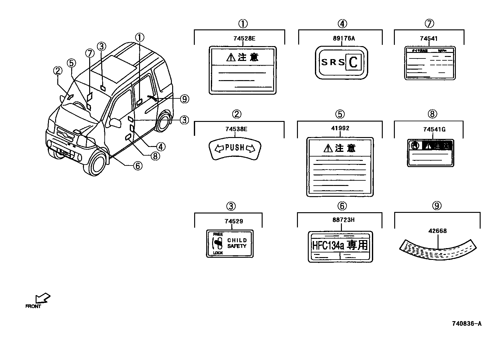 Parts diagram