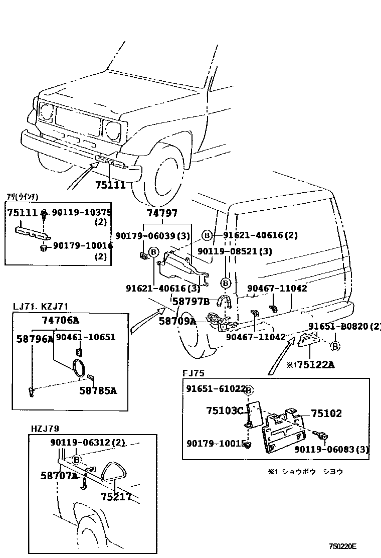 Parts diagram