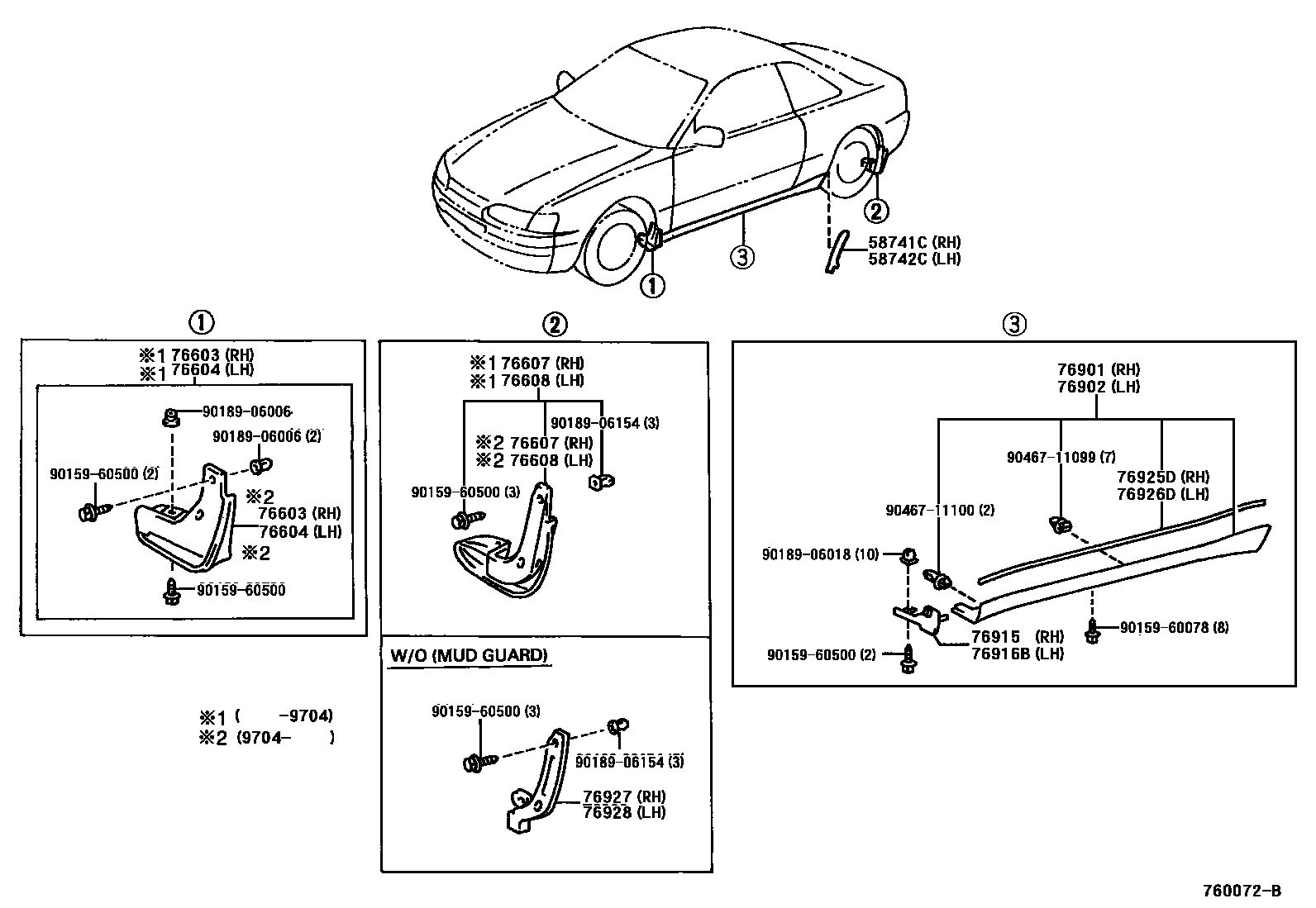 Parts diagram