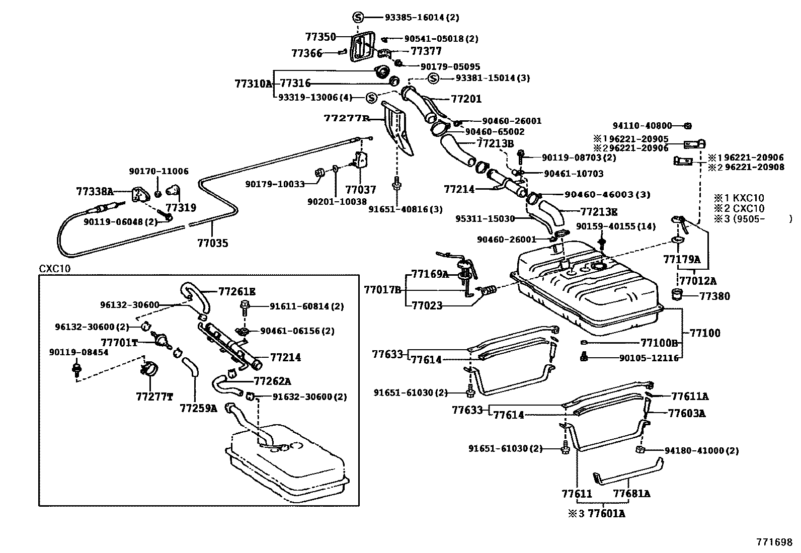 Parts diagram