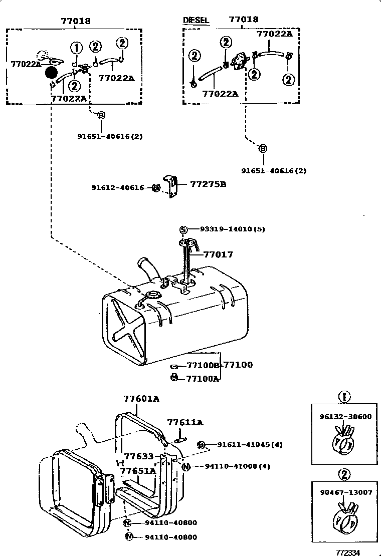 Parts diagram