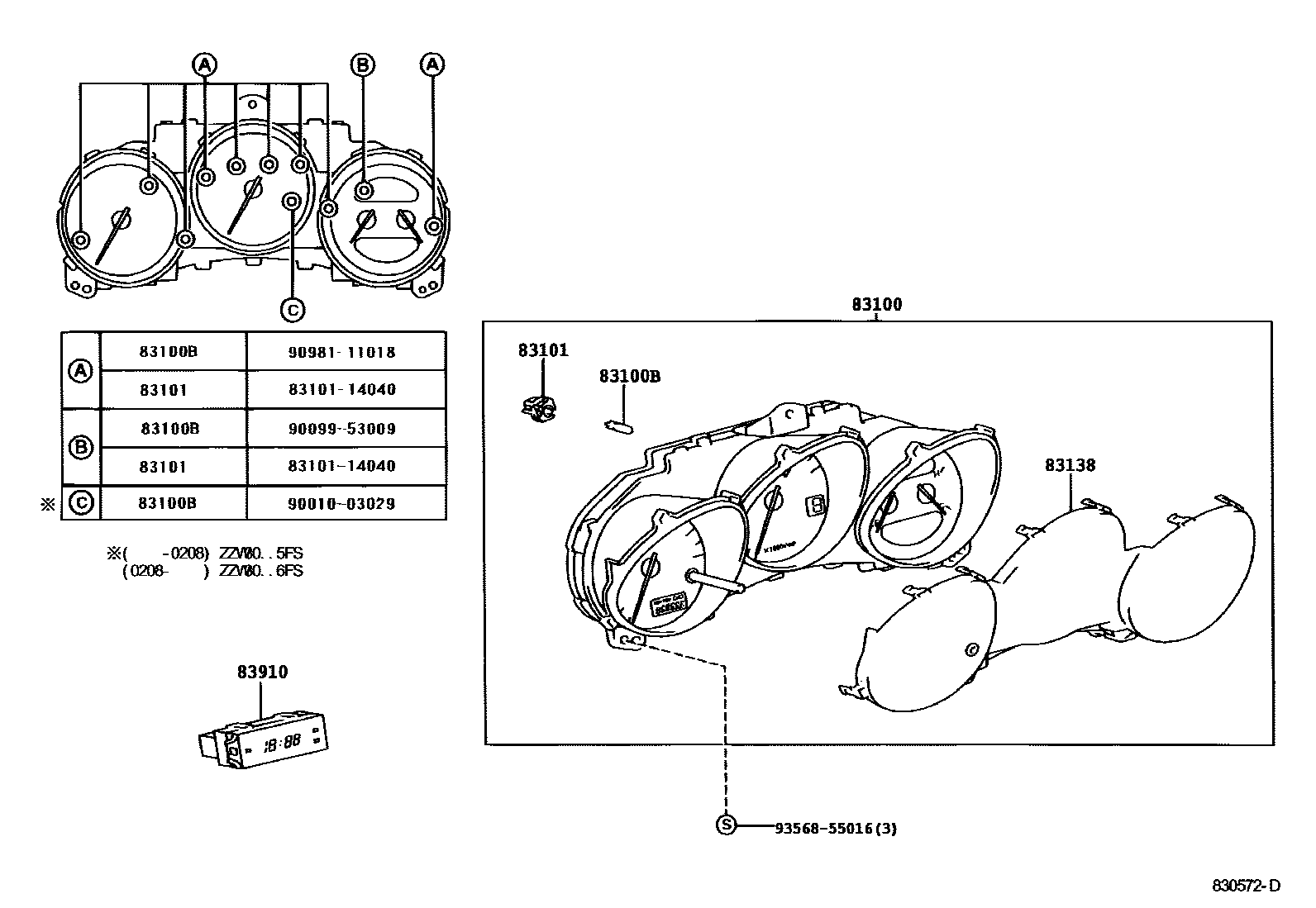 Parts diagram
