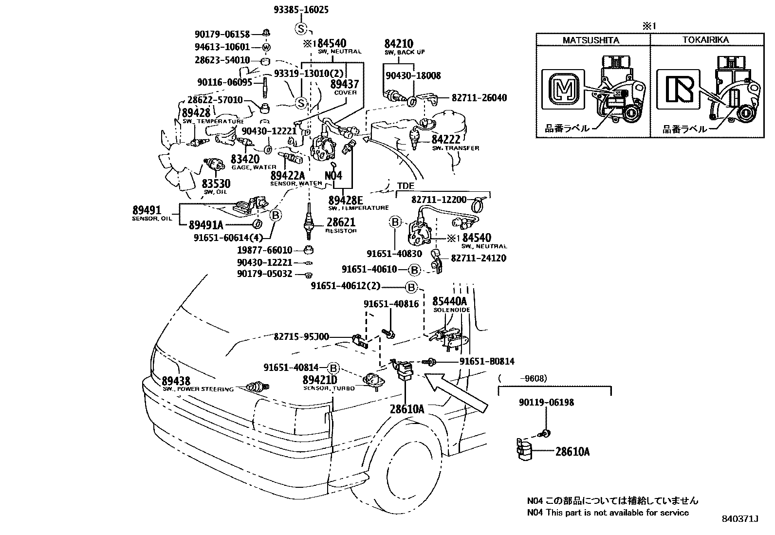 Parts diagram