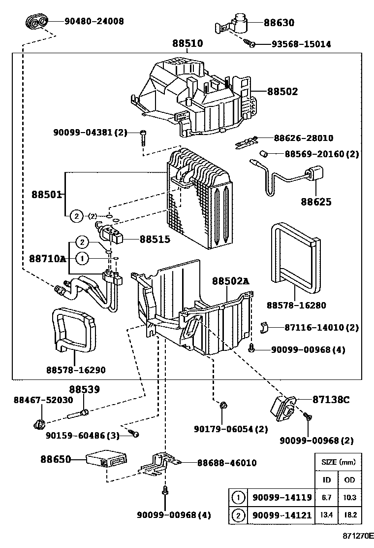 Parts diagram