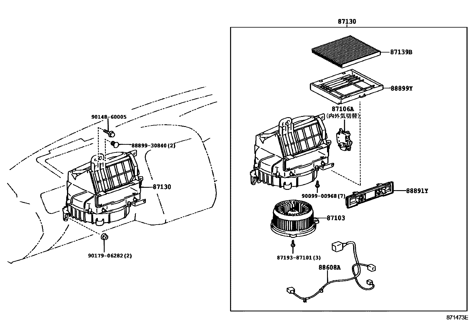 Parts diagram