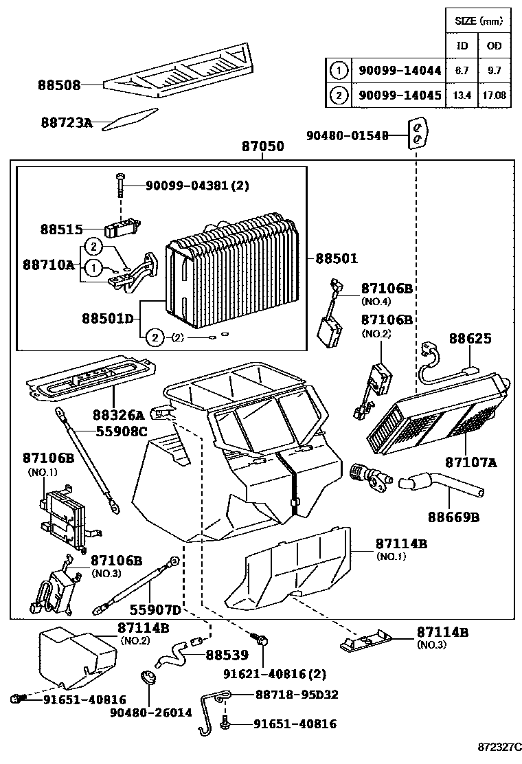 Parts diagram