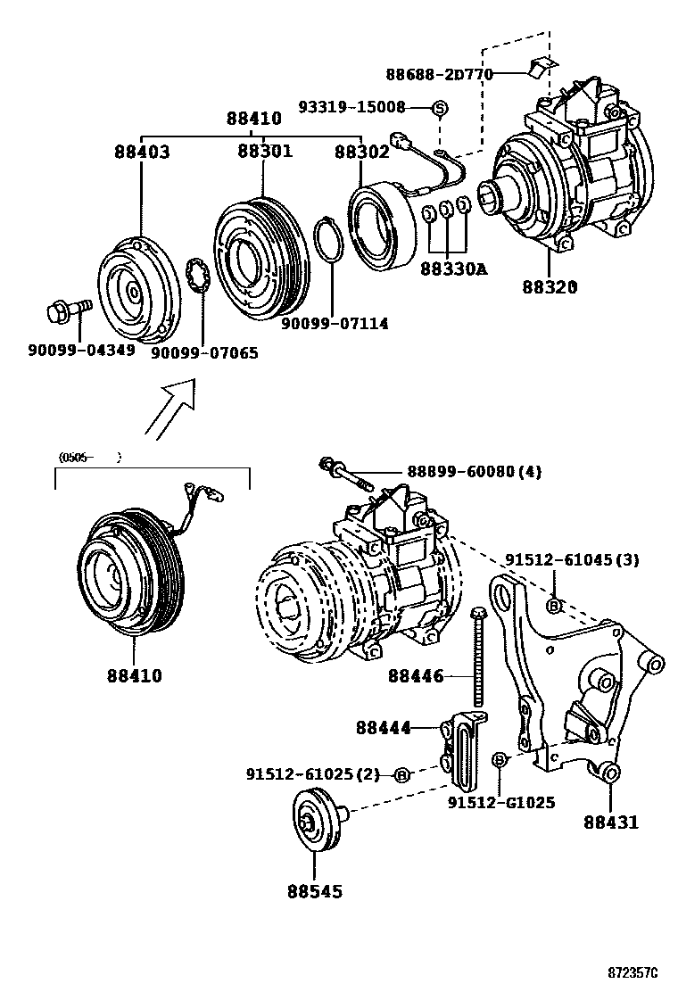 Parts diagram