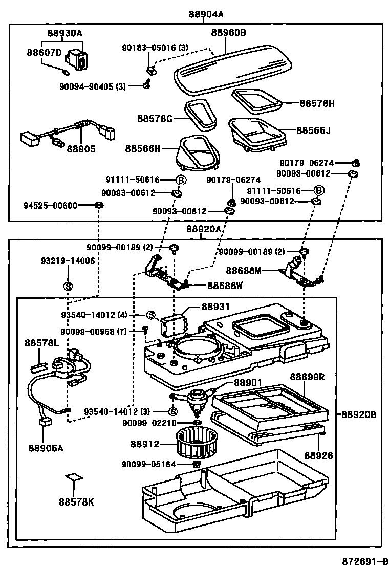 Parts diagram