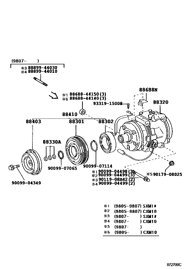 Parts diagram