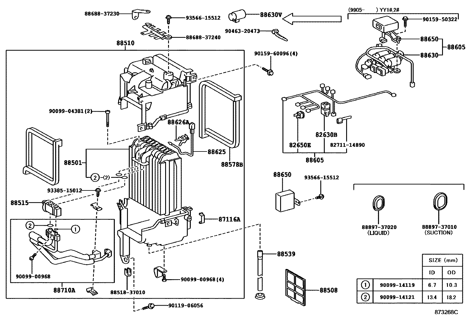 Parts diagram