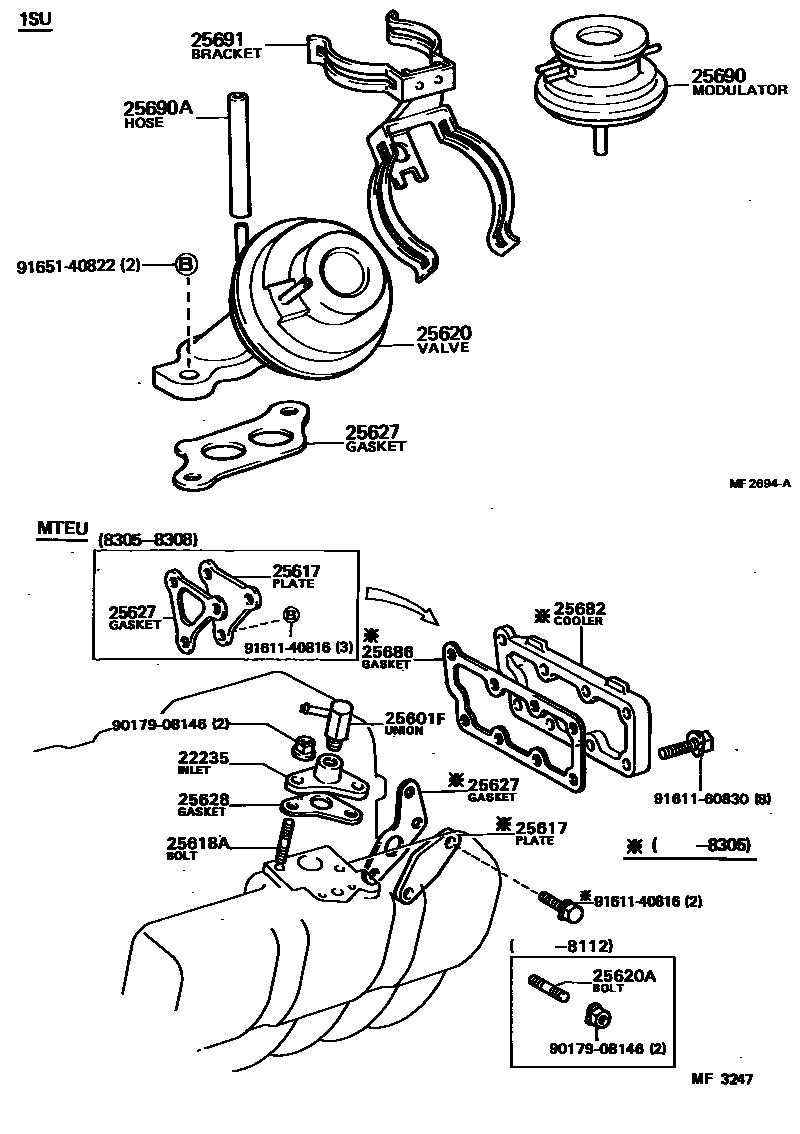 Parts diagram
