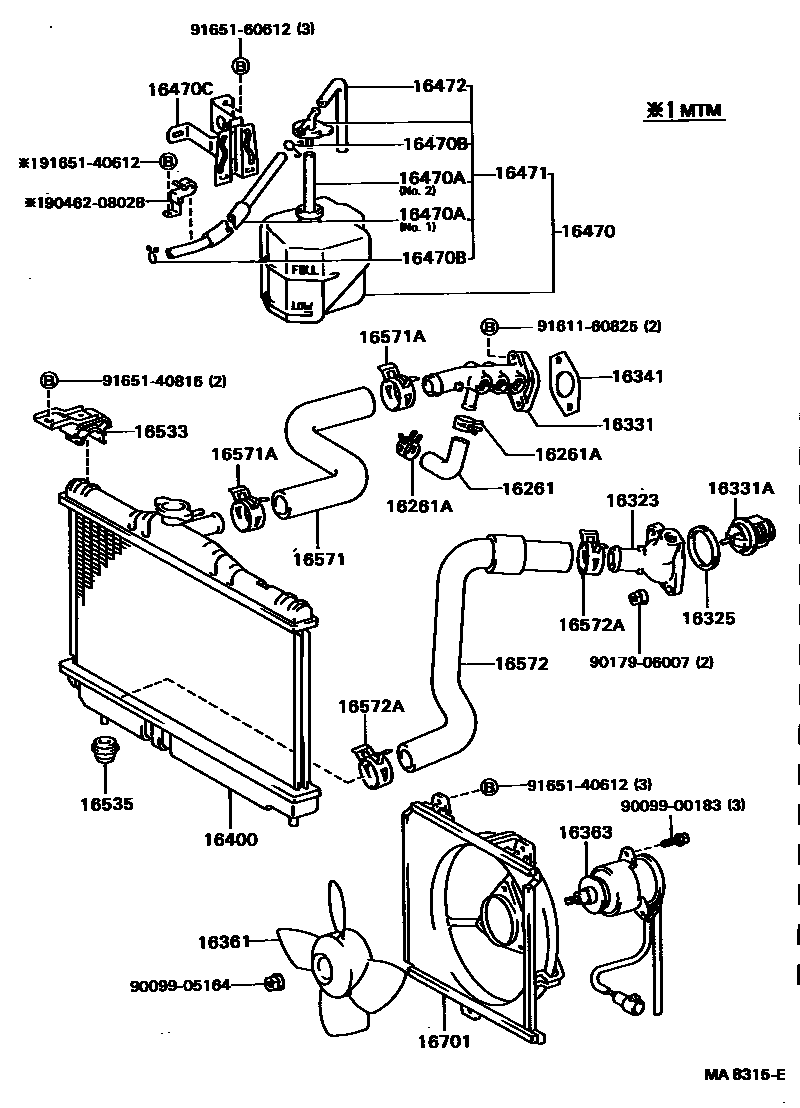 Parts diagram