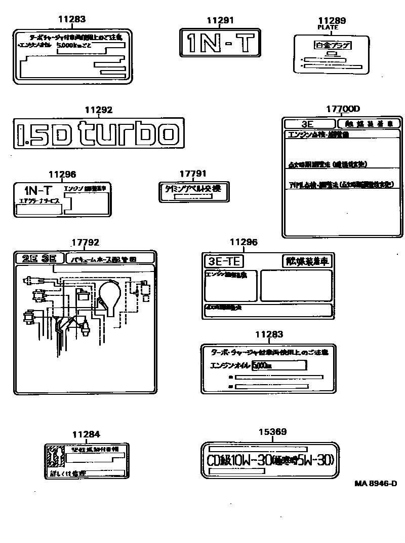 Parts diagram