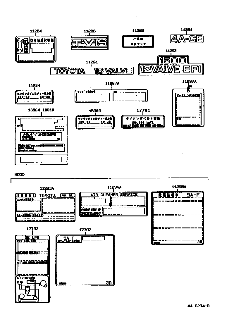Parts diagram