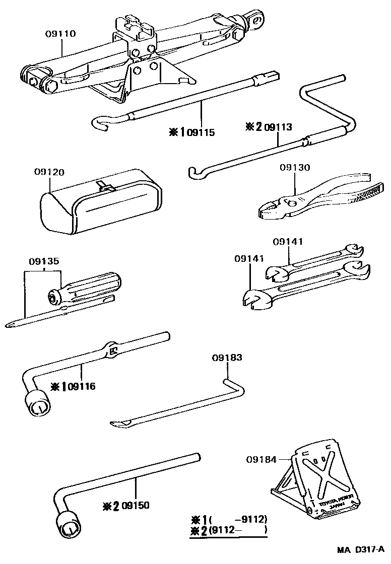 Parts diagram