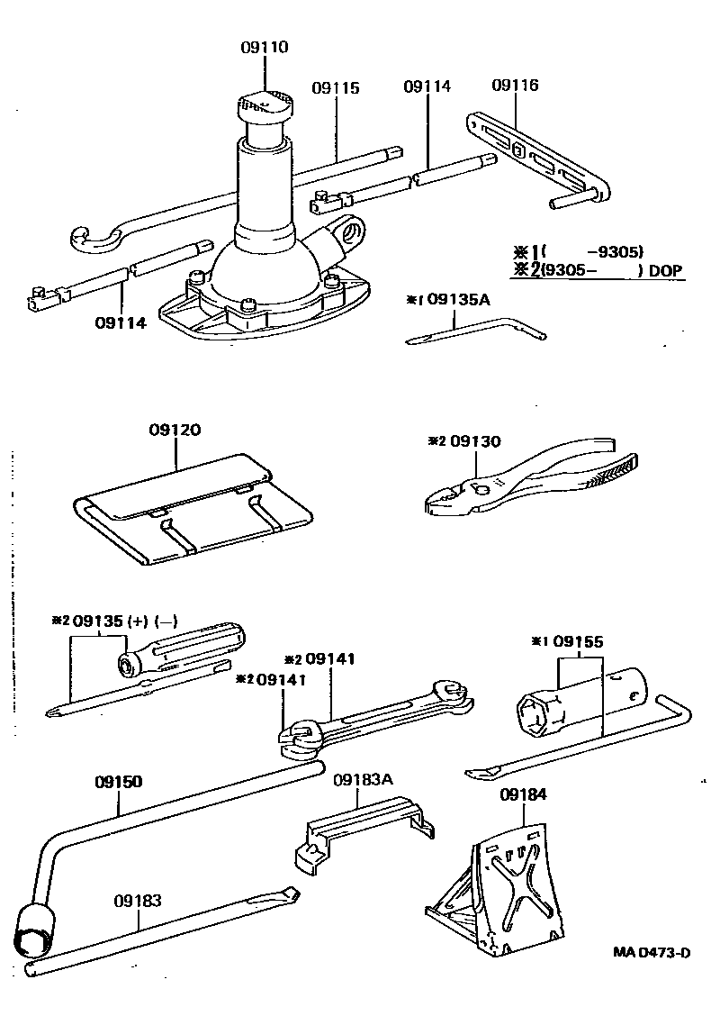 Parts diagram