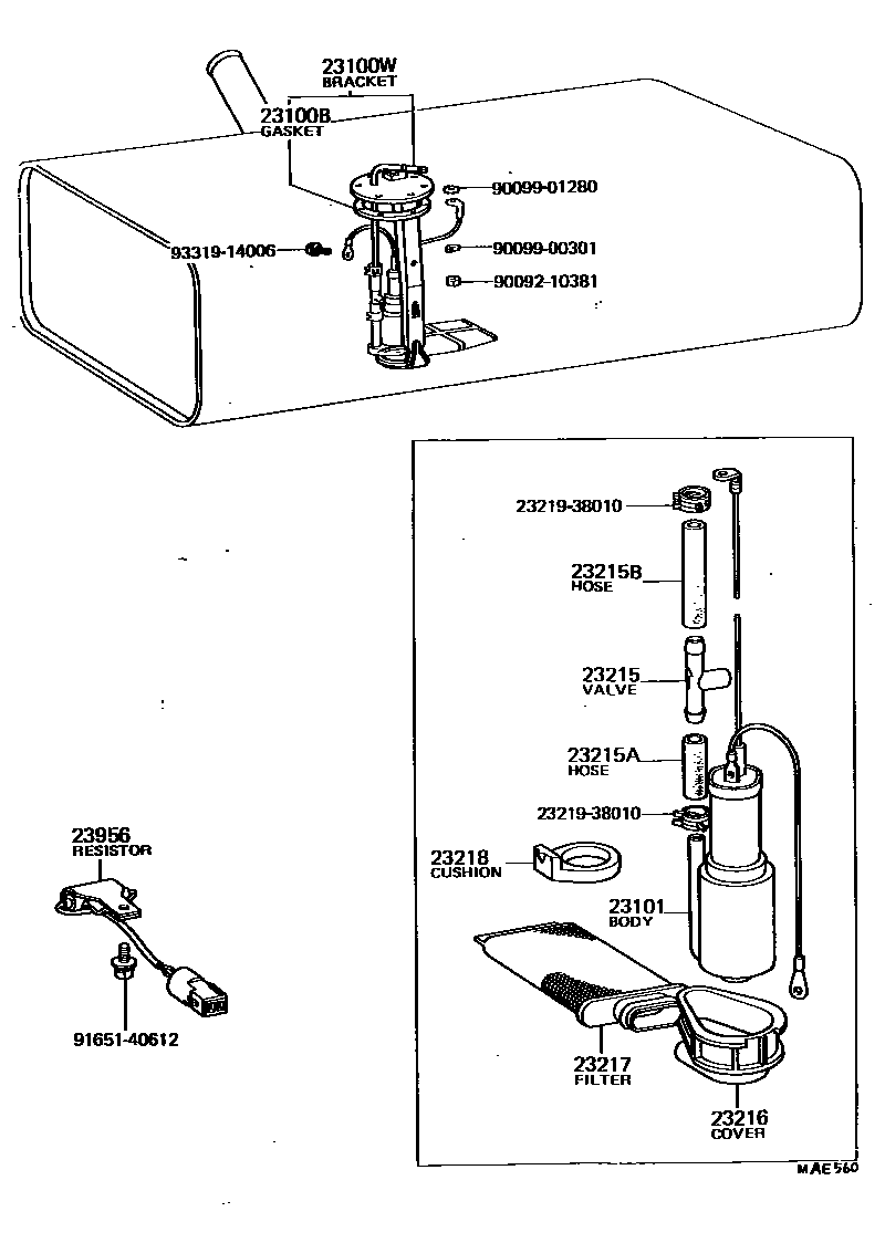 Parts diagram