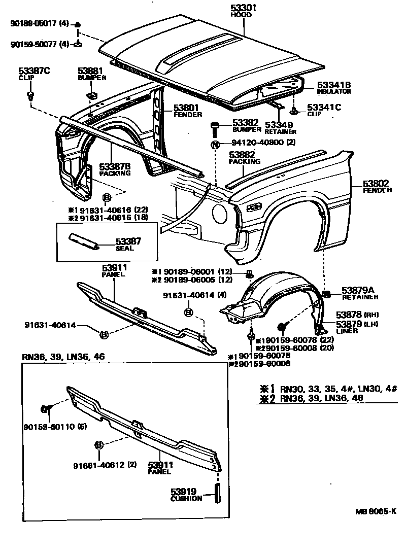 Parts diagram