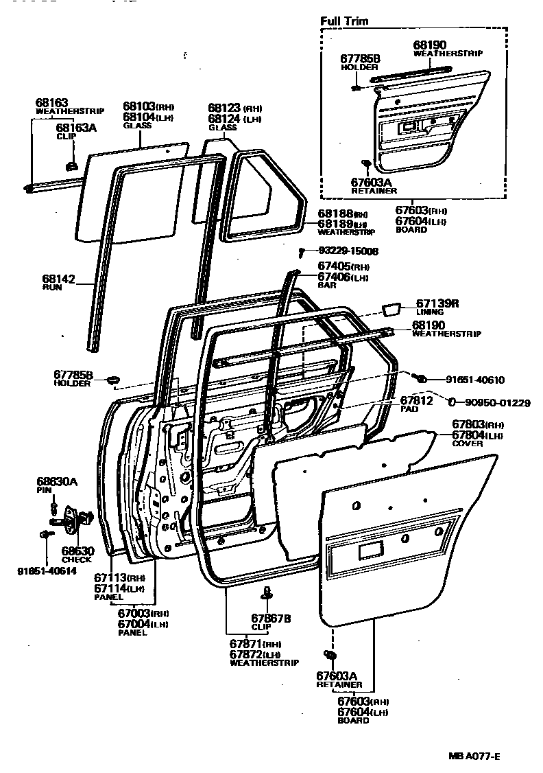 Parts diagram