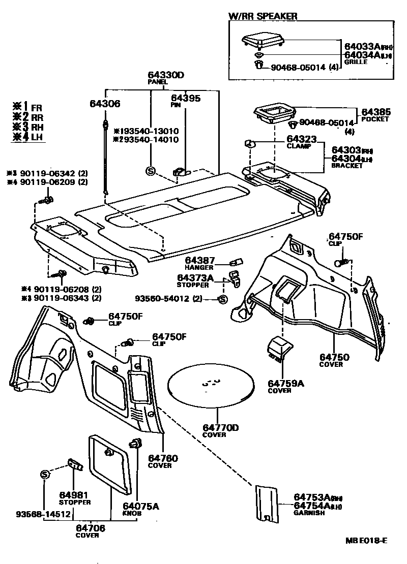Parts diagram