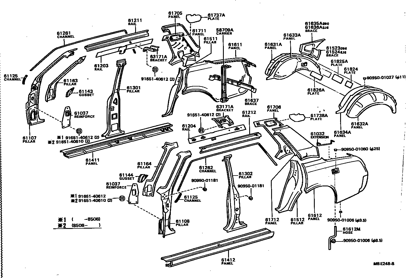Parts diagram