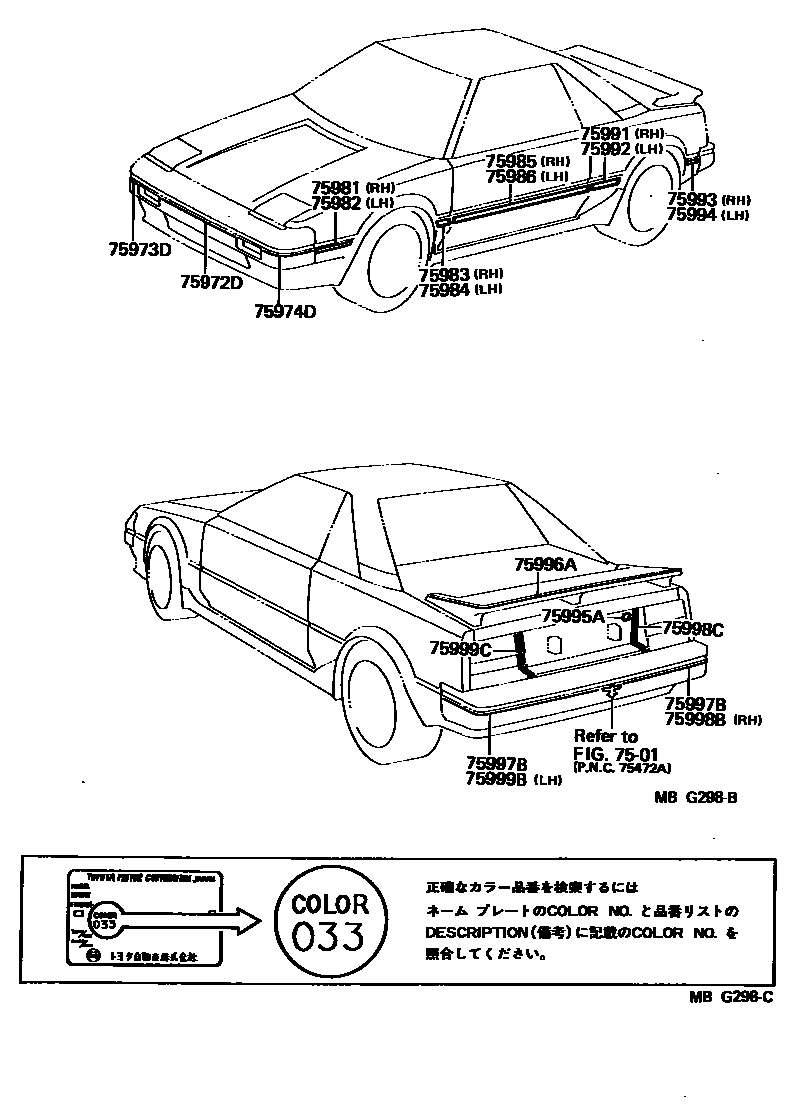 Parts diagram