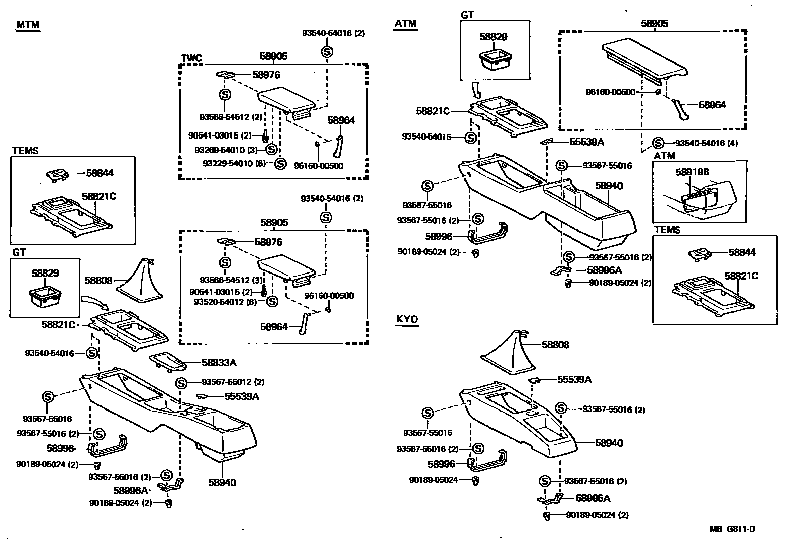Parts diagram