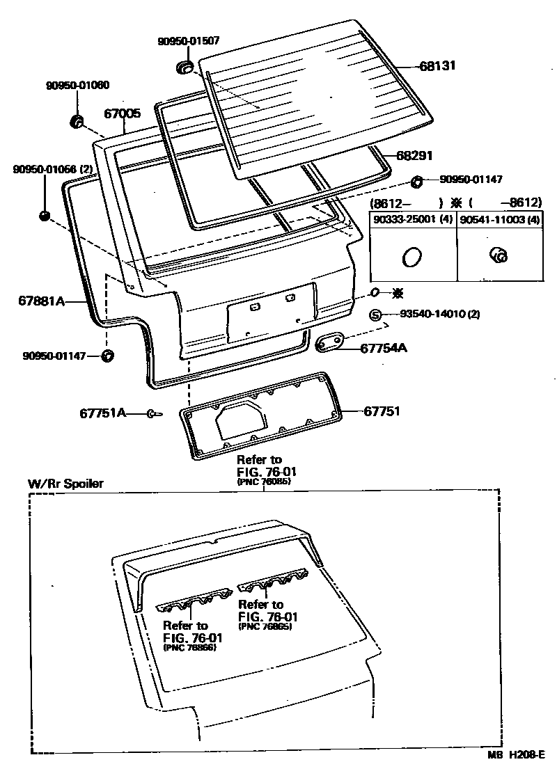 Parts diagram