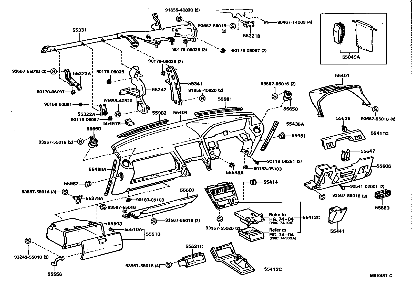 Parts diagram